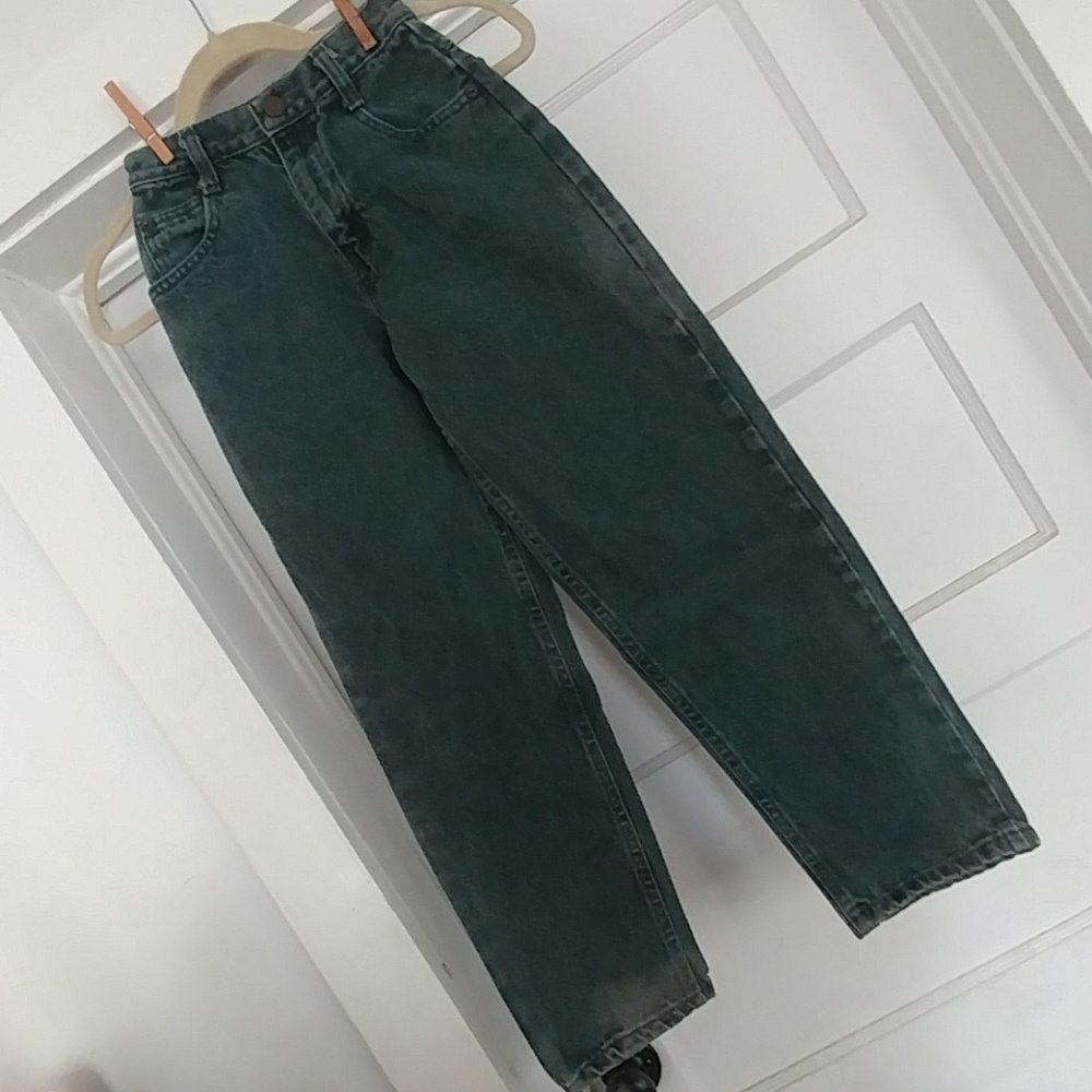Faded Glory - dark green jeans